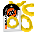 OXBALLS SPINNER single silicone ring YELLOW OXBALLS SPINNER single silicone ring YELLOW